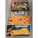 A 1970's boxed Bumpershot pinball game by Ideal.