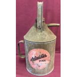 An original 1950's "Aladdin Pink" paraffin can.