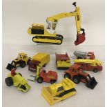 A Matchbox diecast 1980 Superkings JCB digger.