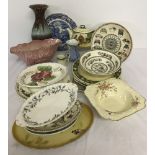 A collection of vintage ceramics.
