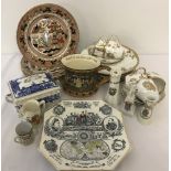 A collection of vintage and Victorian ceramics.