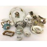 A collection of vintage mixed ceramics to include Aynsley and Limoges. Some pieces a/f.