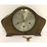 A mid-20th century Smiths 3 key clock with Westminster chime.