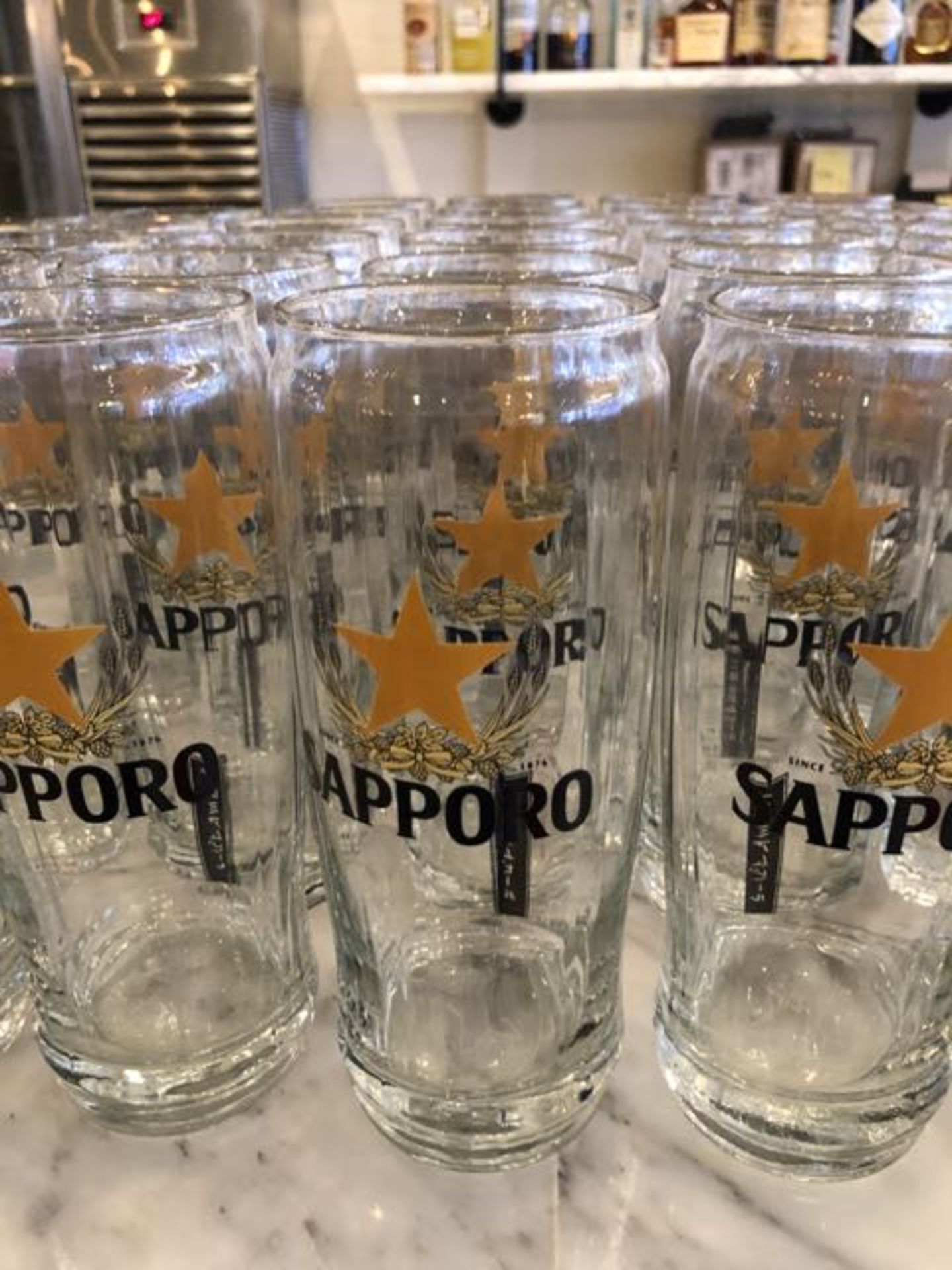 Lot de (34) verres a bieres SAPPORO - Image 2 of 2