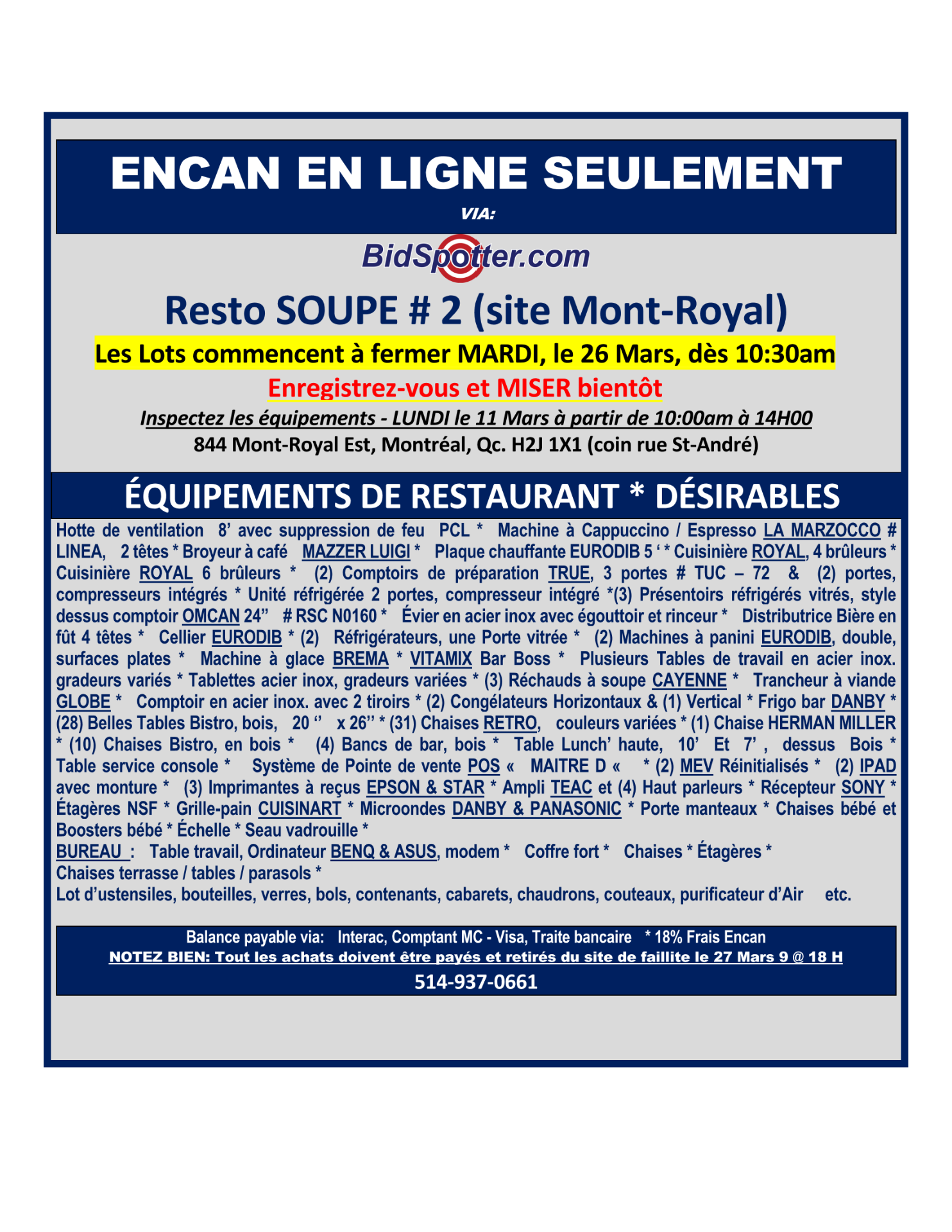 CLICK ON ADD TO ENLARGE & SEE DETAILS CLIQUEZ SUR ANNONCE POUR AGRANDIR & VOIR DÉTAILS