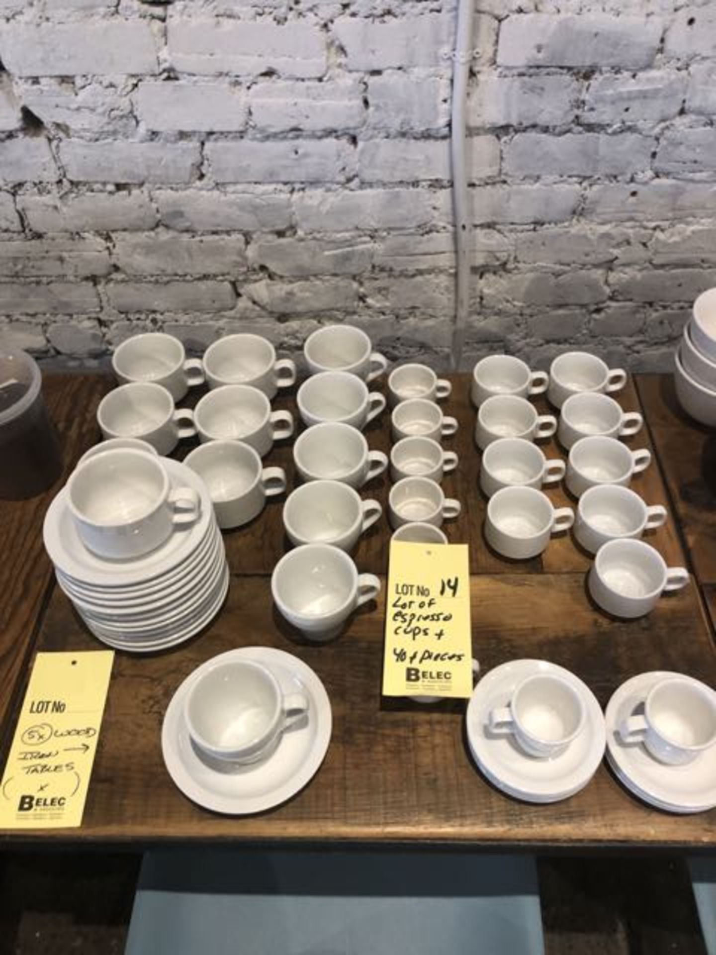 Lot de tasses café et espresso (40) mrcx