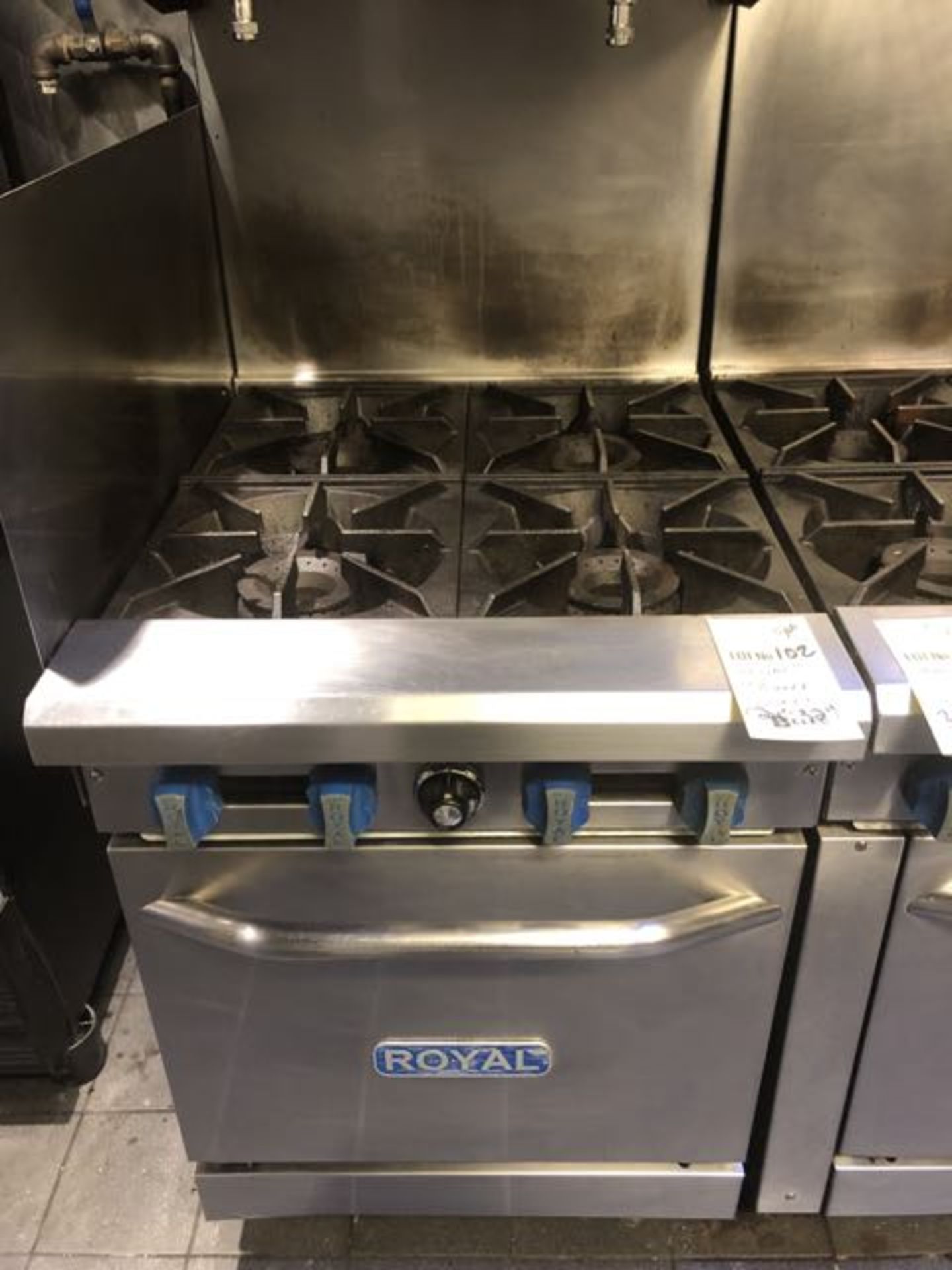 Cuisinière ROYAL 4 bruleurs, gaz 24" x 32"