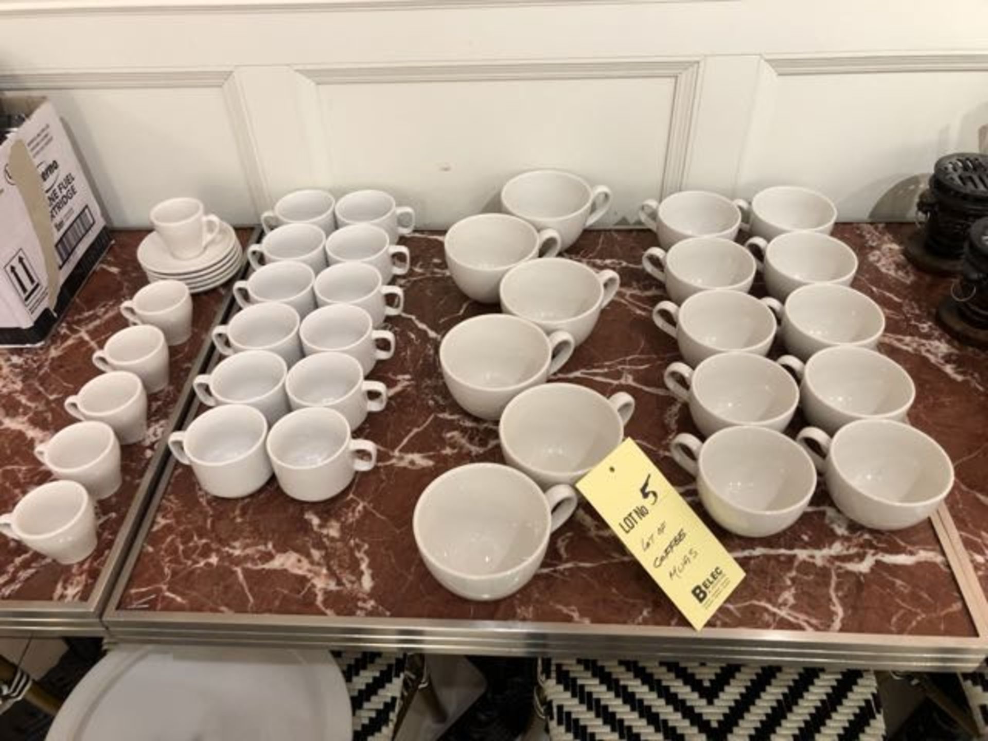 Lot de tasses à café variées approx. (32) mrcx