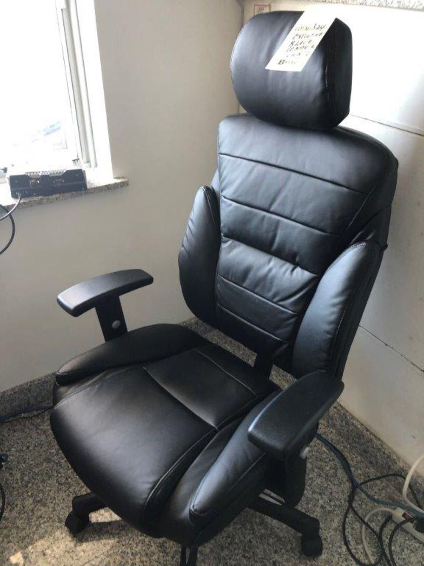 Executive Black leather chair