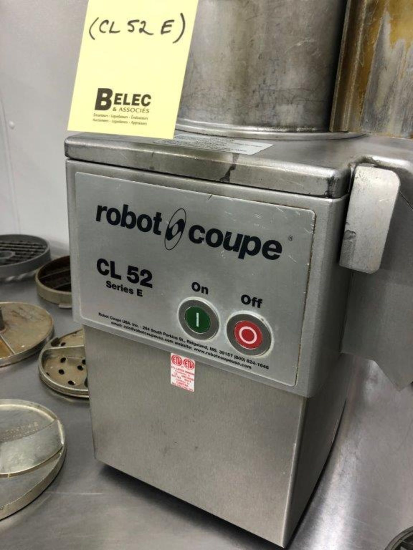 ROBOT COUPE # CL 52 E - avec (16) mrx Lames etc