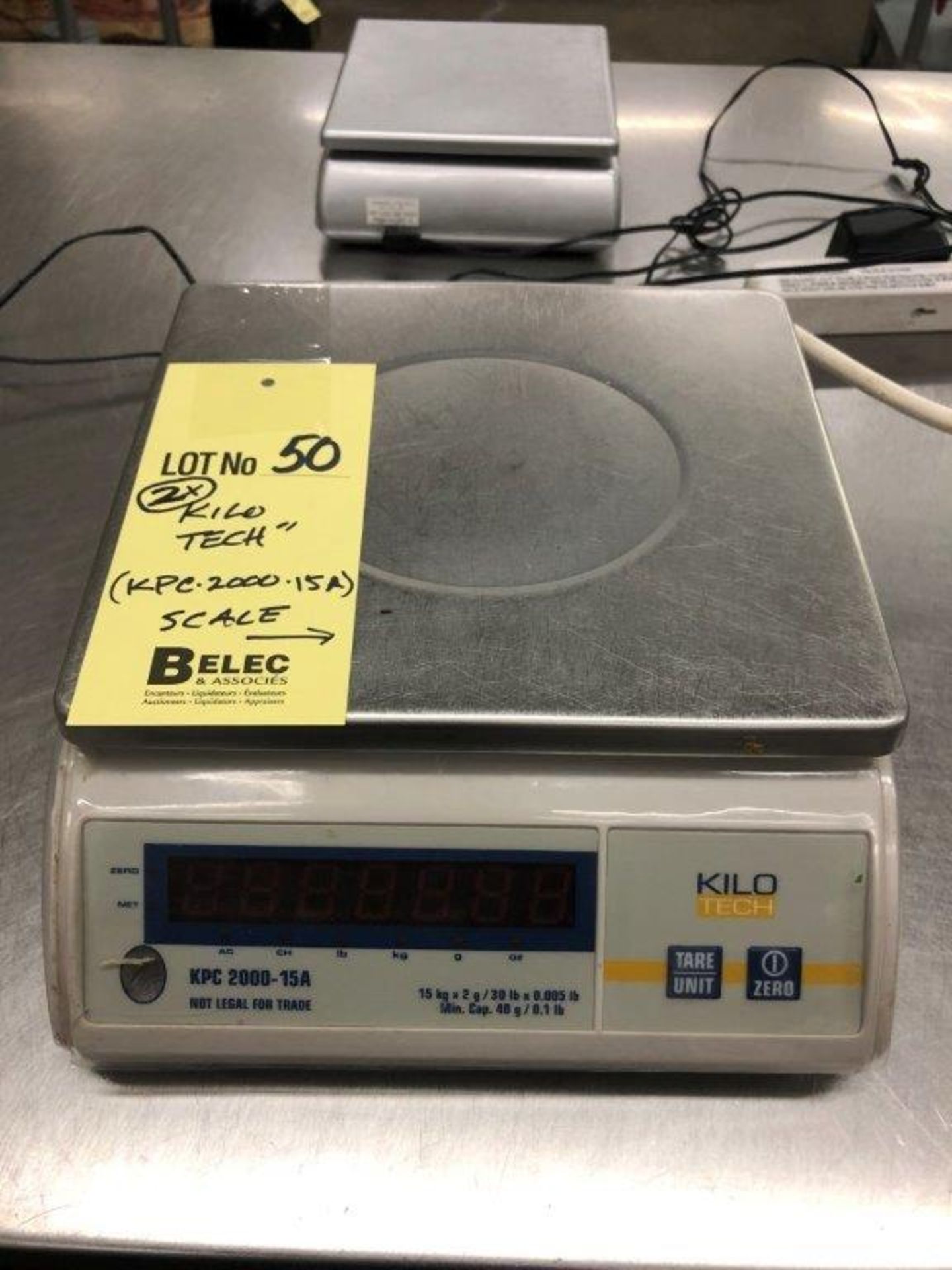 (2) Balances KILO TECH # KPC 2000 15 A