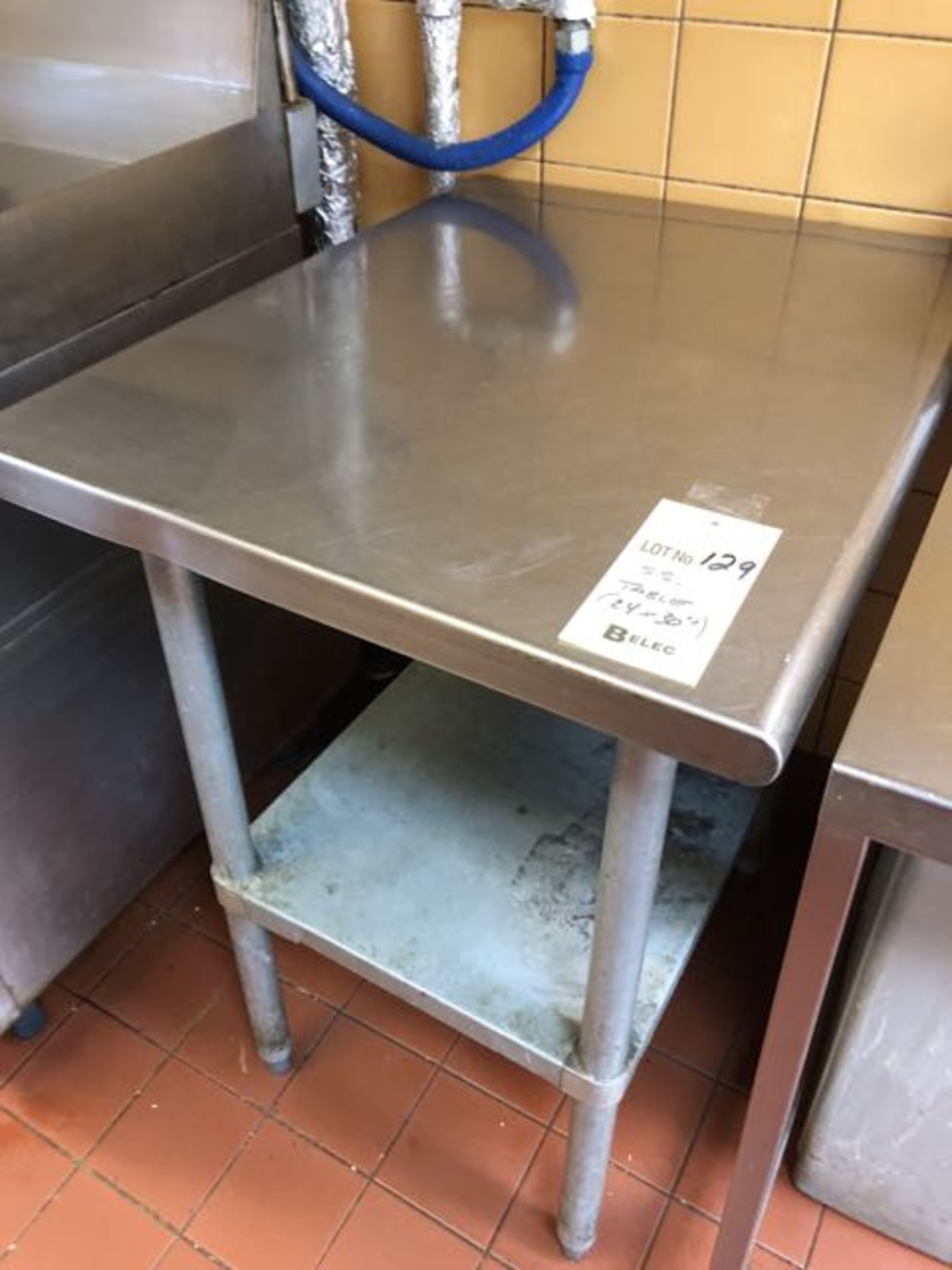 Table acier inox 24 x 30" - Image 2 of 2