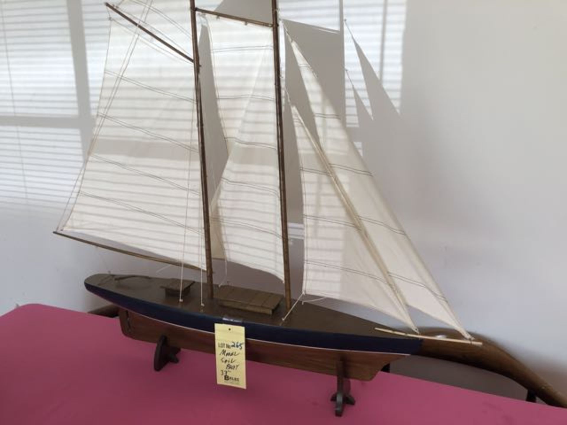 Beau VOILIER Model reproduction en bois, 37"