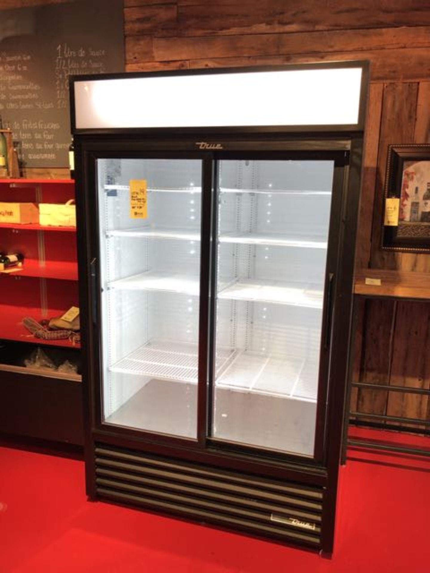 Superbe Réfrigérateur TRUE, 2 portes vitrées # GDM-41-HC-LD