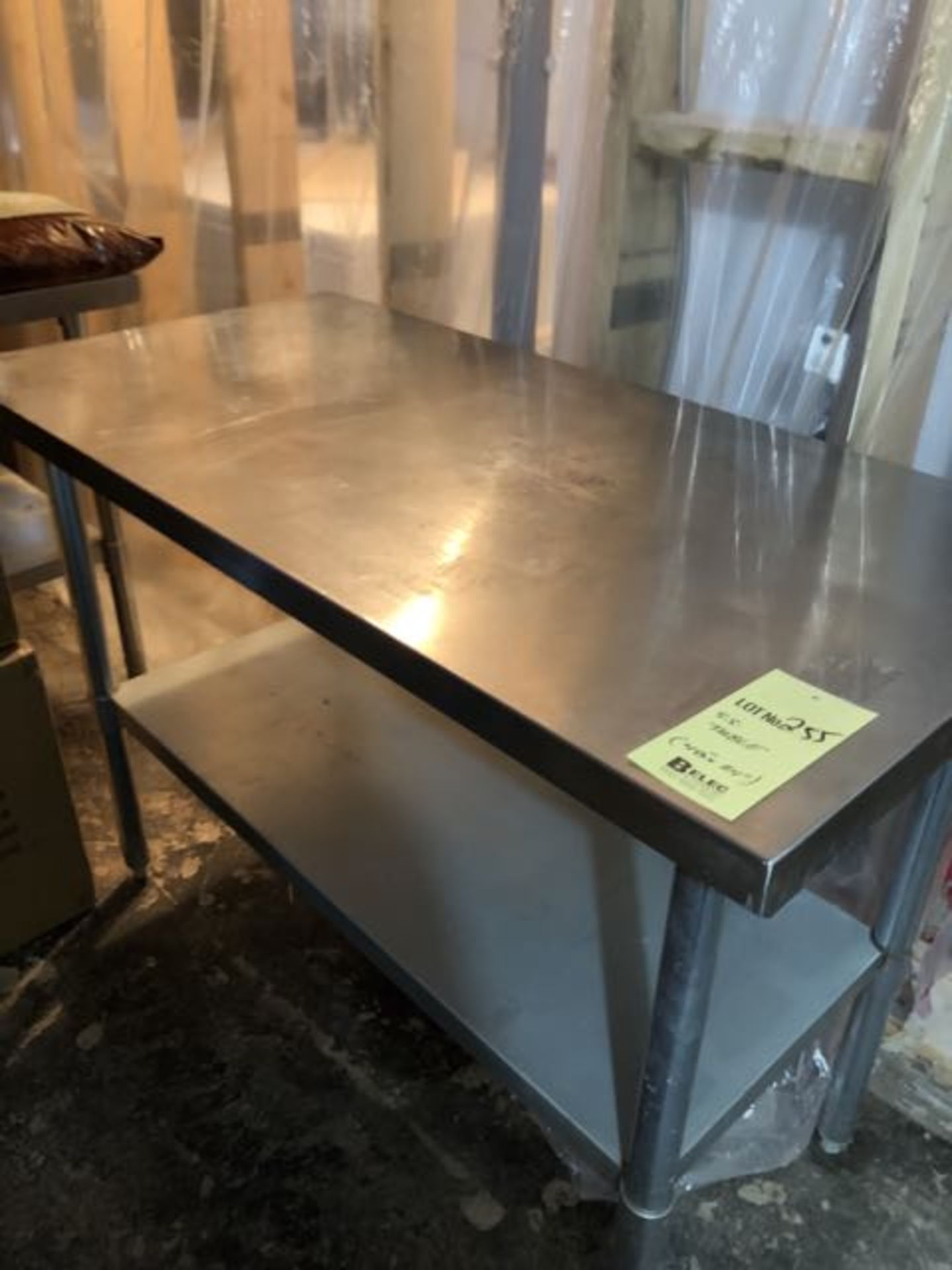 Table de travail acier inox 48 x 24"