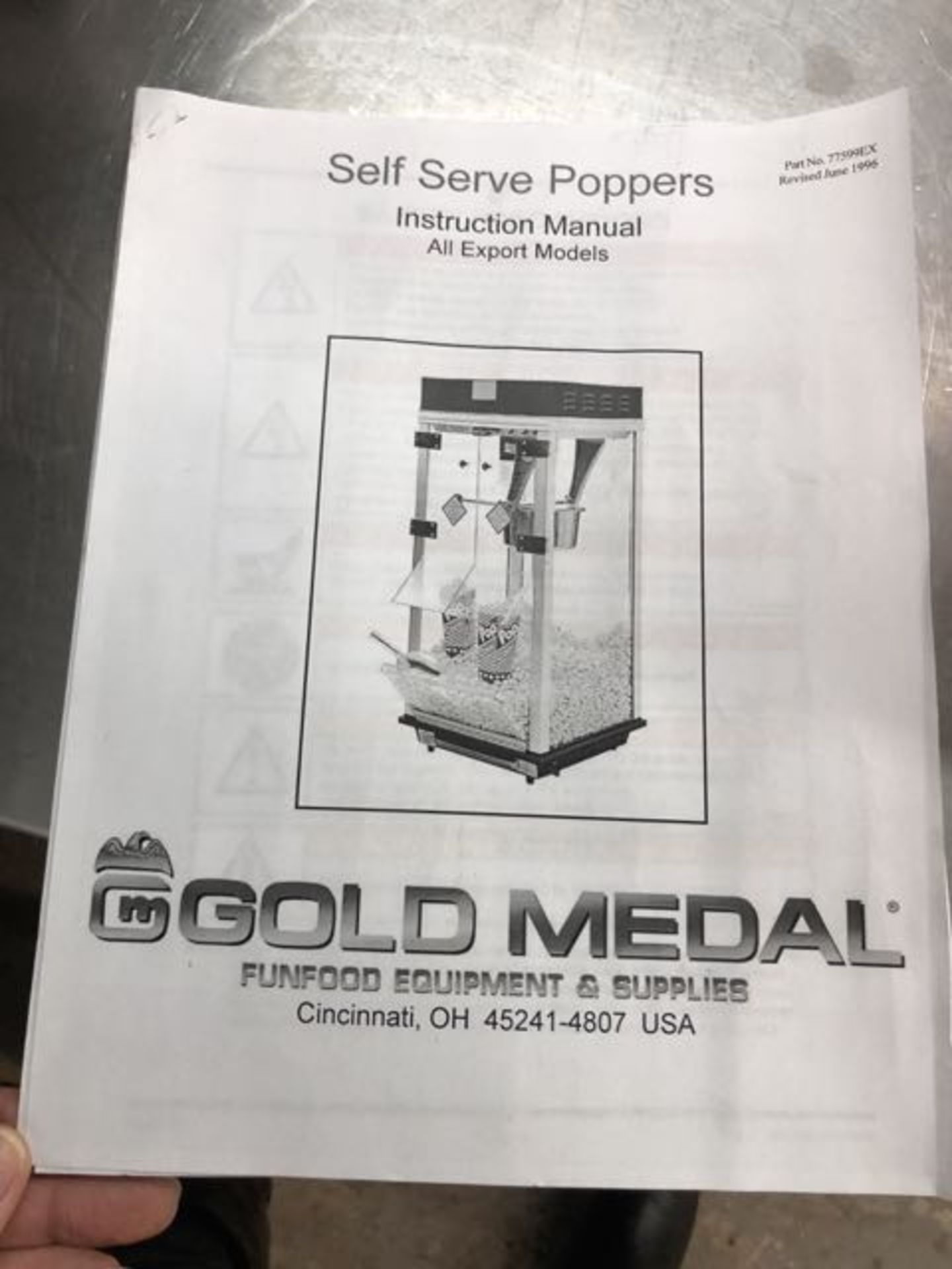 Machine à Popcorn NEUVE - GOLD MEDAL # Self serve popper - Image 2 of 4