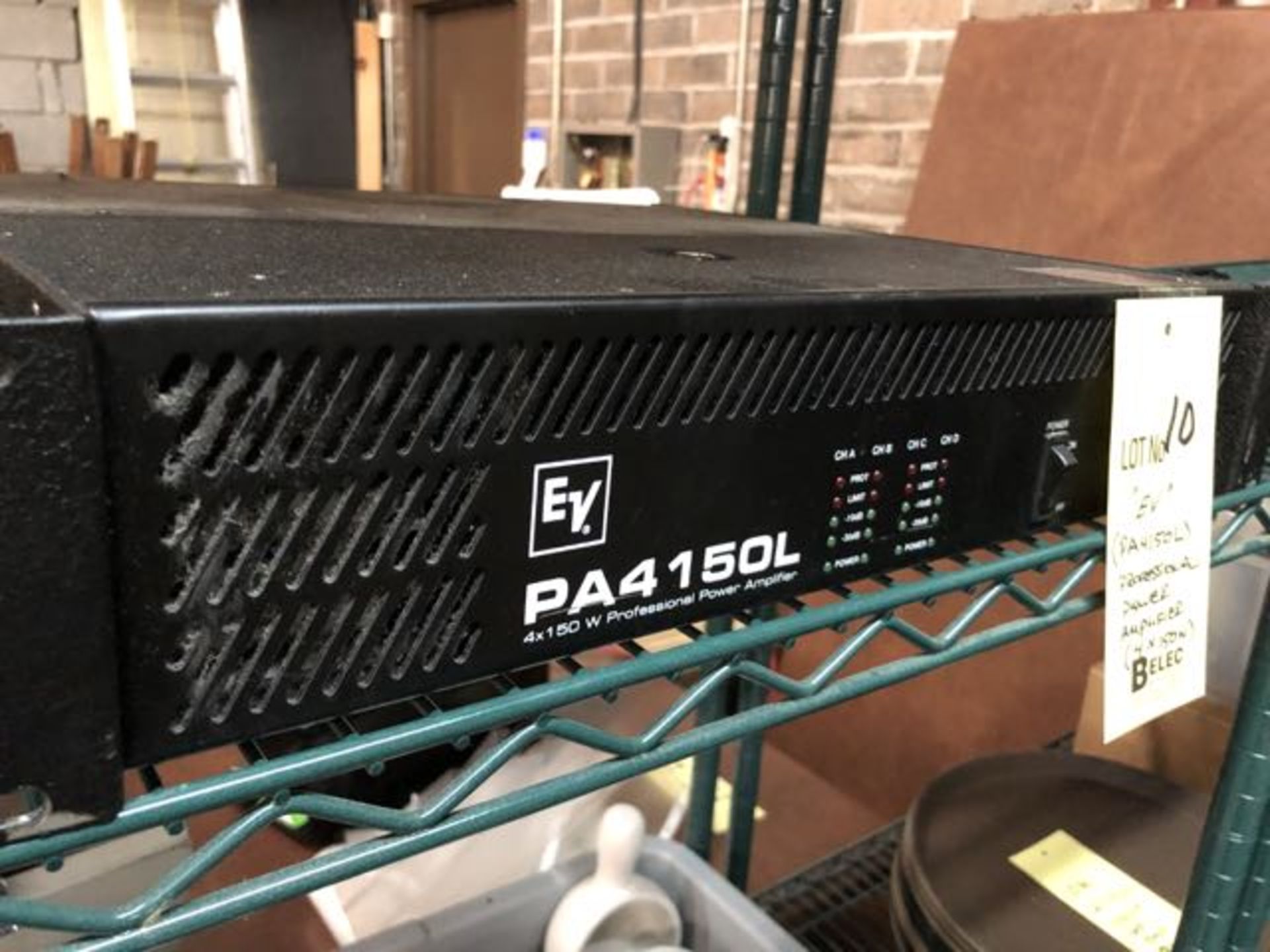 Amplificateur EV # PA4150L , 4x 150W - Image 2 of 2