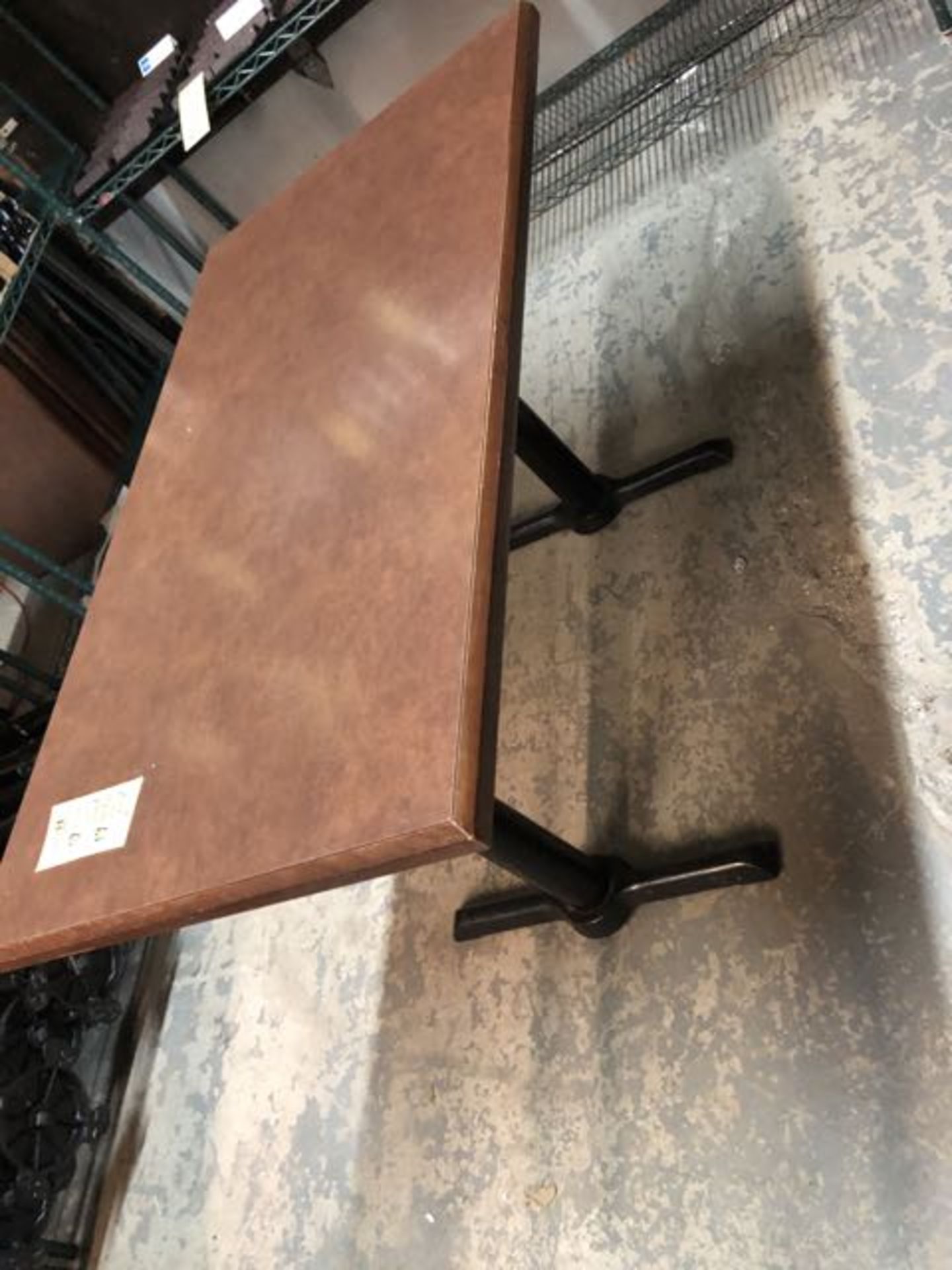 (5) Tables 50 x 28" double base