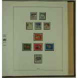 7.4.) MünzenSammlung Briefmarken - mit Berlin Block 1.Schönes Album, im Schuber.Zustand: II7.4 )