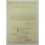 3.3.) AutographenMarseille, Hans-Joachim.(1919-1942). Als Stern von Afrika wurde er aufgrund der