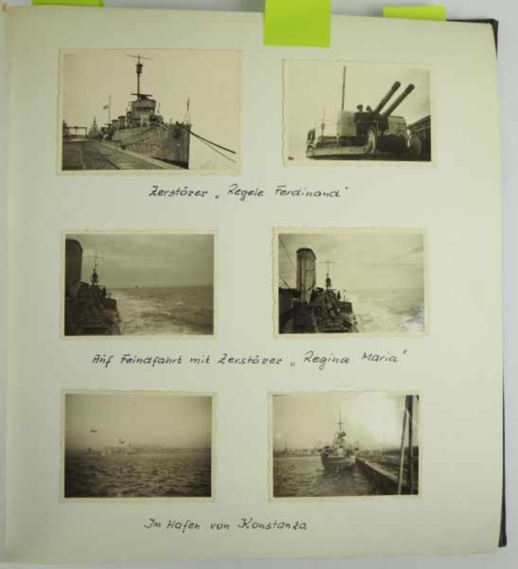 3.2.) Fotos / PostkartenKriegsmarine: Fotoalbum eines Angehörigen des Schweren Kreuzers "Prinz - Image 7 of 16