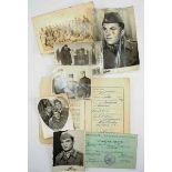 3.1.) Urkunden / DokumenteJugoslavien: Militär-Fotos und Ausweise der 1950er Jahre.Diverse