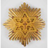 2.2.) WeltÄthiopien: Orden vom Siegel König Salomons, 2. Modell, Großkreuz Bruststern.Buntmetall