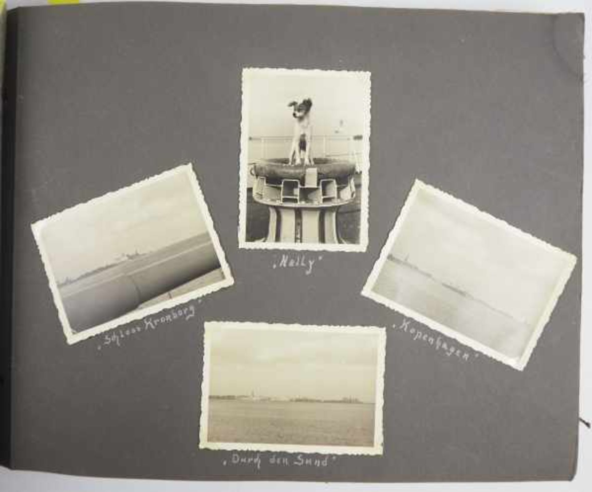 3.2.) Fotos / PostkartenKriegsmarine: Fotoalbum eines Bootsmaaten des Schweren Kreuzers "Prinz - Image 9 of 10