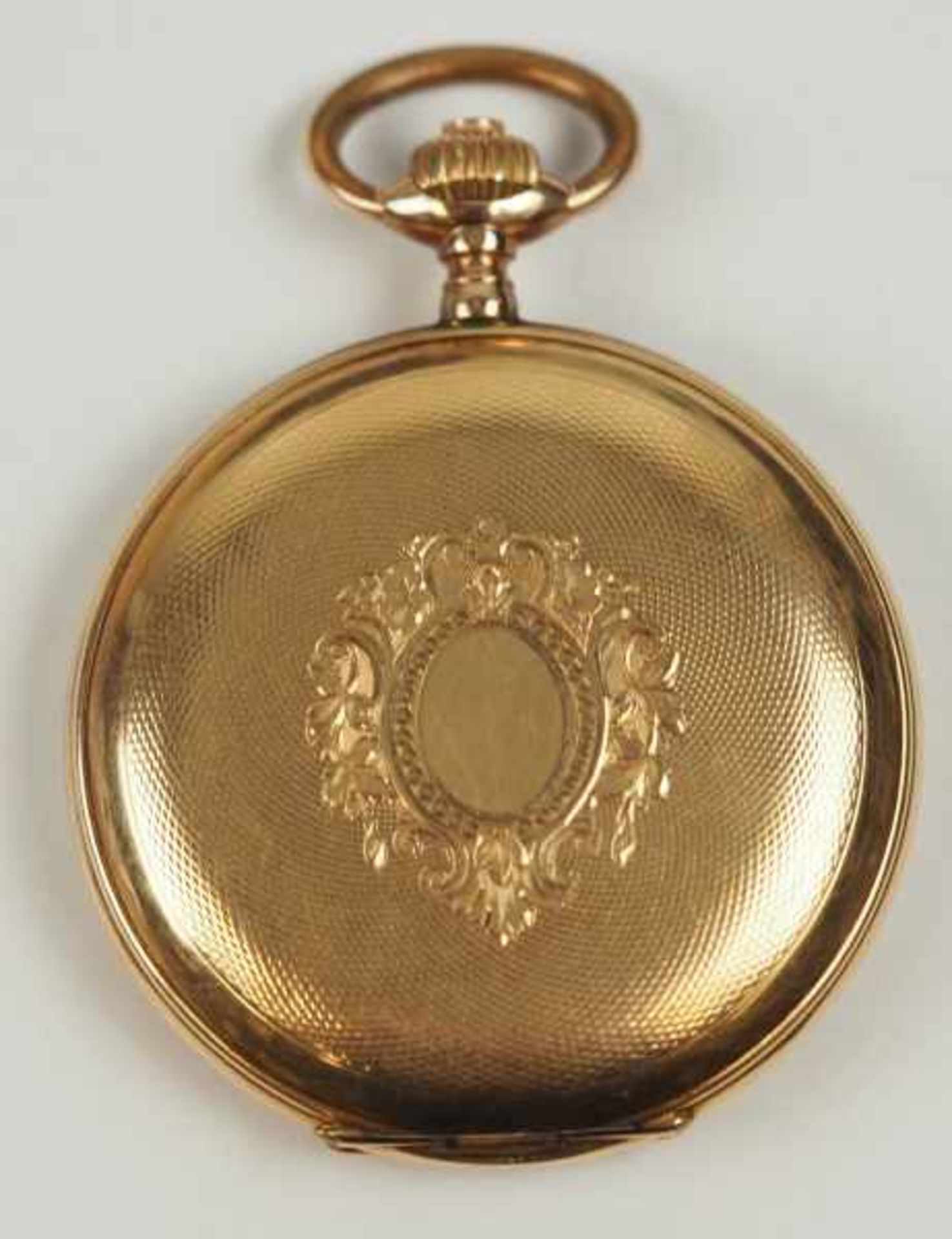 7.5.) UhrenRhetia: Neues System Glashütte Taschenuhr - GOLD.Emailliertes Zifferblatt, mit - Image 10 of 10