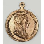 2.1.) EuropaÖsterreich: Goldene Verdienstmedaille für das Unterrichtswesen 1776.Buntmetall,