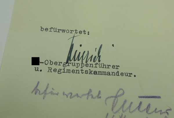 3.1.) Urkunden / DokumenteDokumentennachlass des Ritterkreuzträgers Hauptmann Willie Flechner , - Image 5 of 8