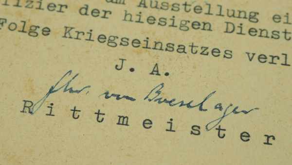 3.3.) AutographenFreiherr von Boeselager, Philipp.(1917-2008). Rittmeister, Angehöriger des - Image 3 of 4