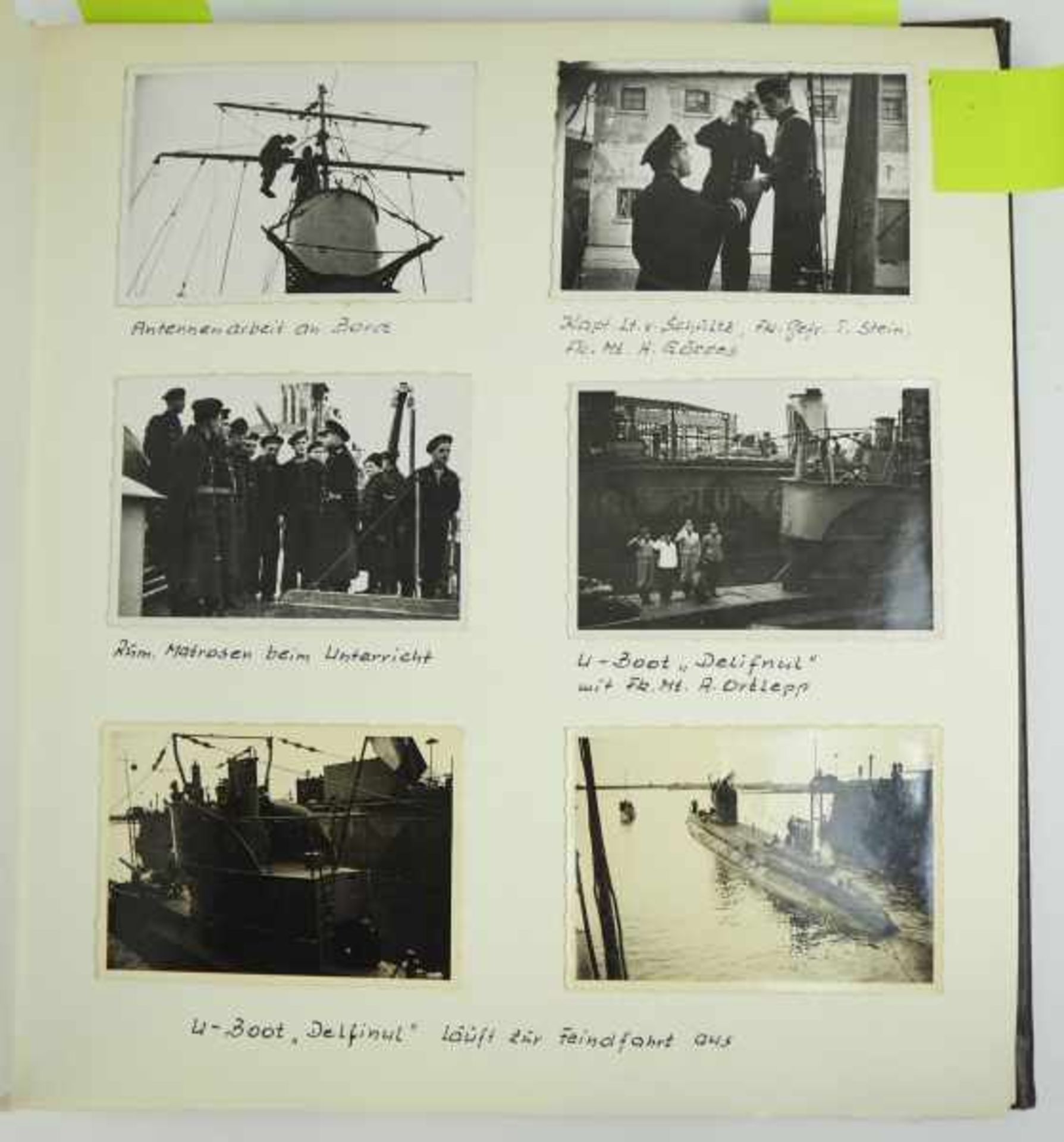 3.2.) Fotos / PostkartenKriegsmarine: Fotoalbum eines Angehörigen des Schweren Kreuzers "Prinz - Image 9 of 16