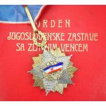 2.1.) EuropaJugoslawien: Orden der jugoslawischen Fahne, 2. Typ (ab 1963), 3. Klasse.Silber,