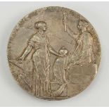 2.2.) WeltÄgpyten: Silber-Medaille auf die Eröffnung des Suez Kanals 1869.Silber, Stempelschneider