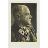 3.3.) AutographenRitter v. Greim, Robert.(1892-1945). Träger des Pour le Mérite und der 92.