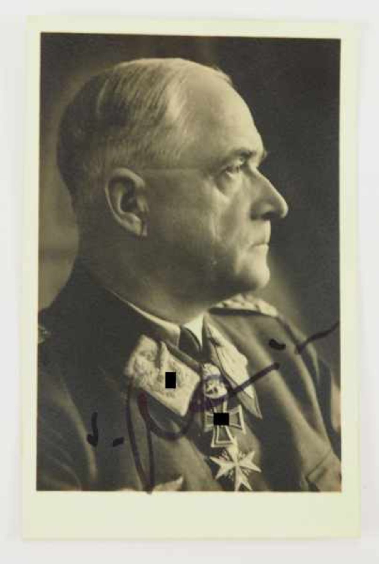 3.3.) AutographenRitter v. Greim, Robert.(1892-1945). Träger des Pour le Mérite und der 92.