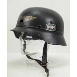 4.1.) Uniformen / KopfbedeckungenLuftschutz: Helm - MAUSER Werke.Luftschutzhelm in dunkelblauer