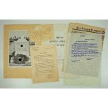 3.1.) Urkunden / DokumenteMappe für einen bei Charkow Gefallenen der 170. Infanterie-Division.-