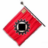 4.2.) Effekten / AusrüstungDeutsche Arbeitsfront (DAF): Fahne der Ortsgruppe "Riedenburg 4".Rotes