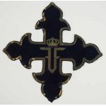 2.1.) EuropaRumänien: Orden Michael des Tapferen, 1. Modell (1916-1941), Mantel-Kreuz.Blauer Samt,