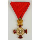 2.1.) EuropaÖsterreich: Kaiserlich Österreichischer Franz-Joseph-Orden, Goldenes Verdienstkreuz, mit