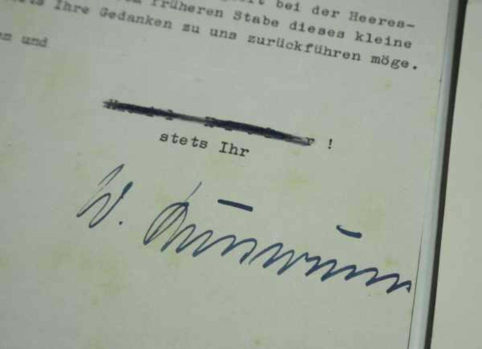 3.3.) AutographenRusswurm, Wilhelm.(1888-1964). Generalleutnant und Höherer Nachrichtenführer der - Image 3 of 4