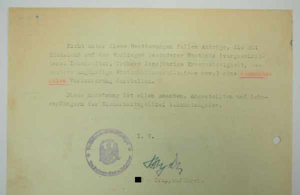 3.3.) AutographenHeydrich, Reinhard.(1904-1942). SS-Obergruppenführer und General der Polizei,