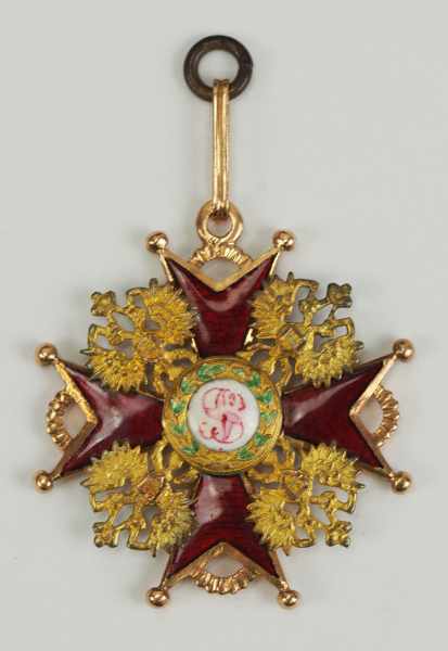 2.2.) WeltRussland: Kaiserlicher und Königlicher Orden vom heiligen Stanislaus, 2. Modell, 2. Typ (