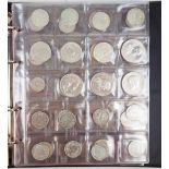 7.4.) MünzenDeutsches Reich: Sammlung Silber-Kleinmünzen.Album mit diversen Nennwerten und