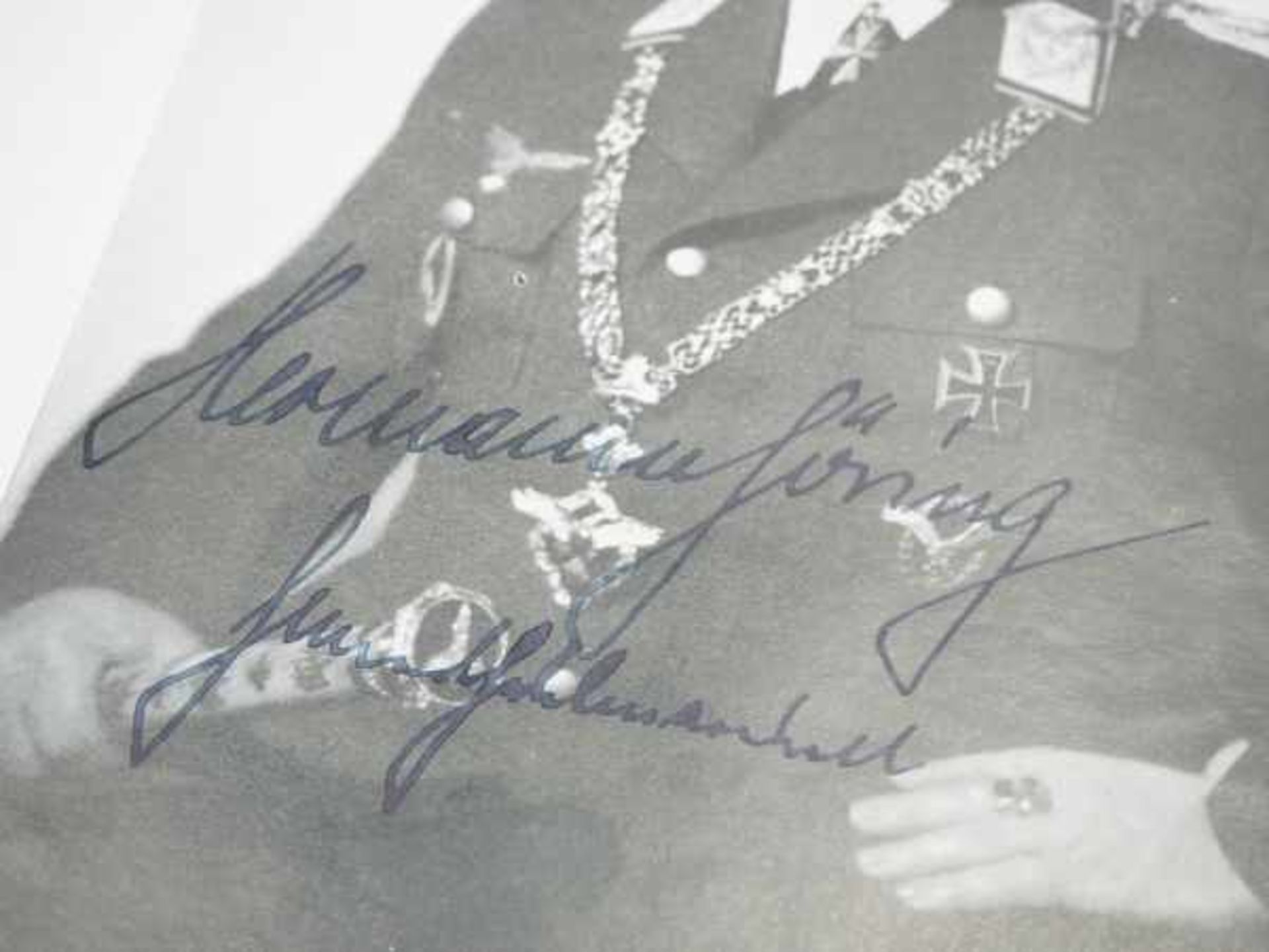 3.3.) AutographenGöring / Keitel / Ludendorff.- Göring, Hermann,- Keitel, Wilhelm,- Ludendorff, - Image 3 of 8