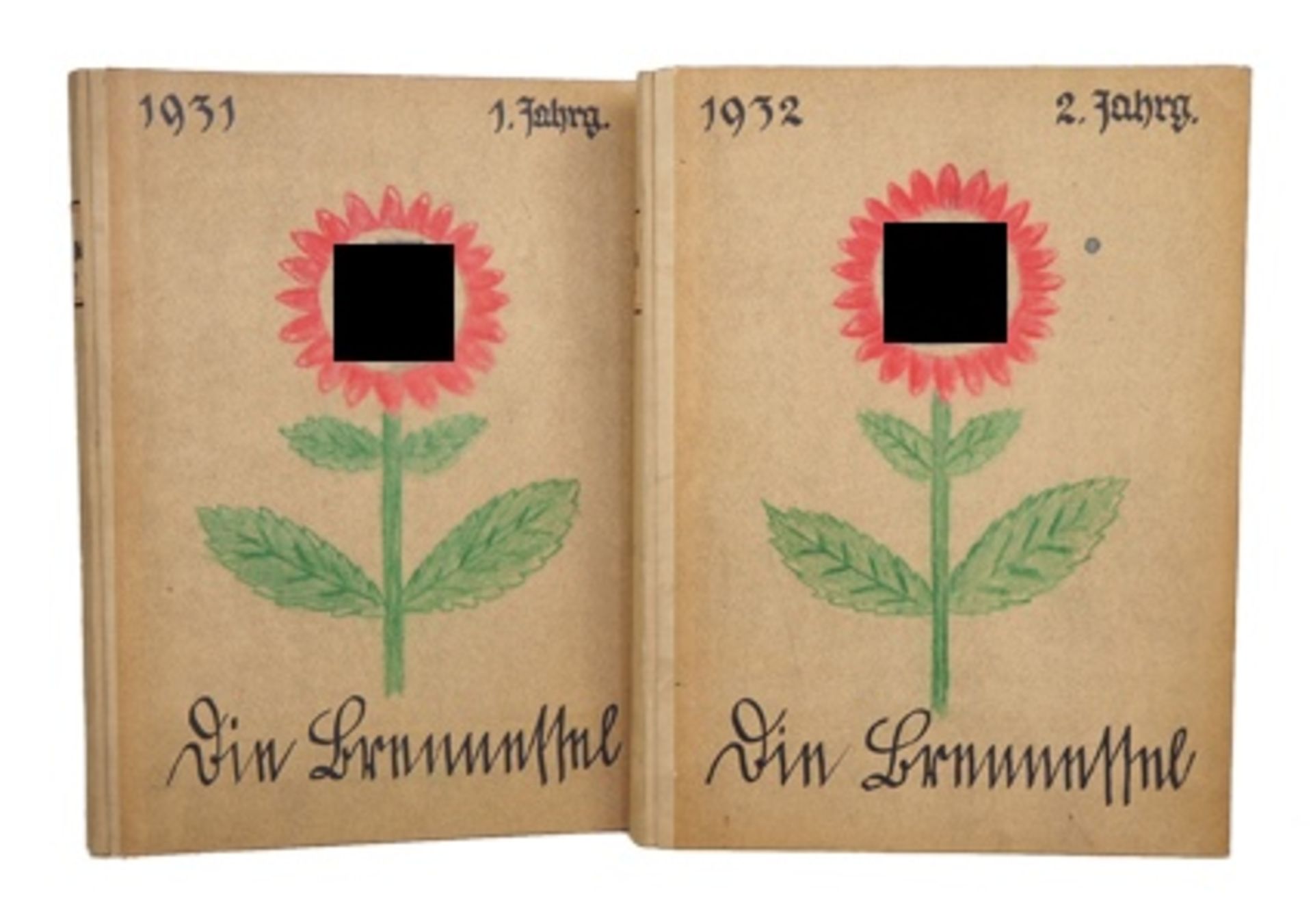 6.1.) LiteraturDie Brennessel - 1. und 2. Jahrgang - 1931/1932.- 1. Jahrgang 1931 (Foge 1 bis - Image 2 of 6