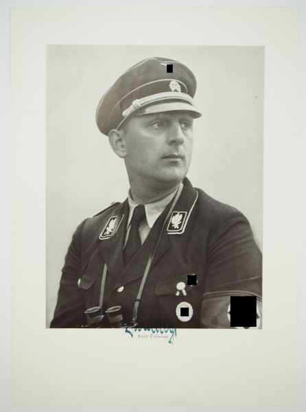 3.3.) AutographenDaluege, Kurt.(1897-1946). SS-Oberst-Gruppenführer und Generaloberst der Polizei,