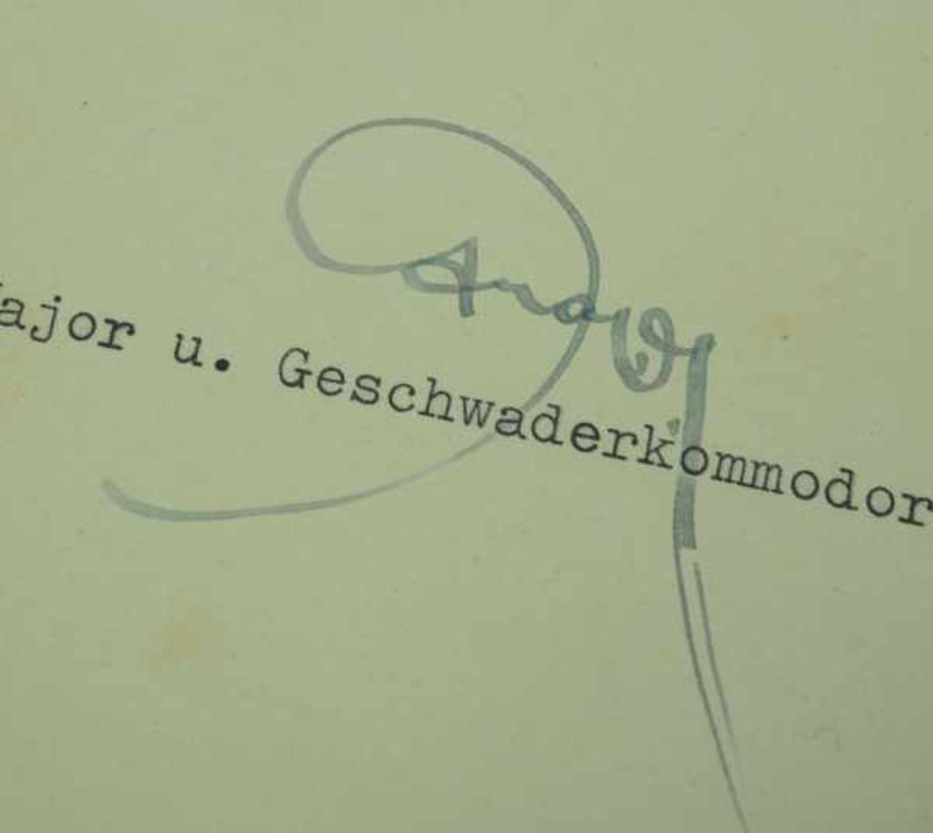 3.3.) AutographenGraf, Hermann.(1912-1988). Oberst, 830 Einsätze und 212 Feindabschüsse. Schreiben - Image 3 of 4